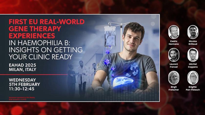 EAHAD 2025: First EU real-world gene therapy experiences in haemophilia B